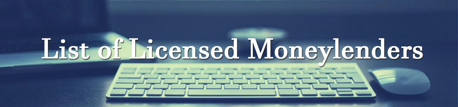 List of Licensed Moneylender